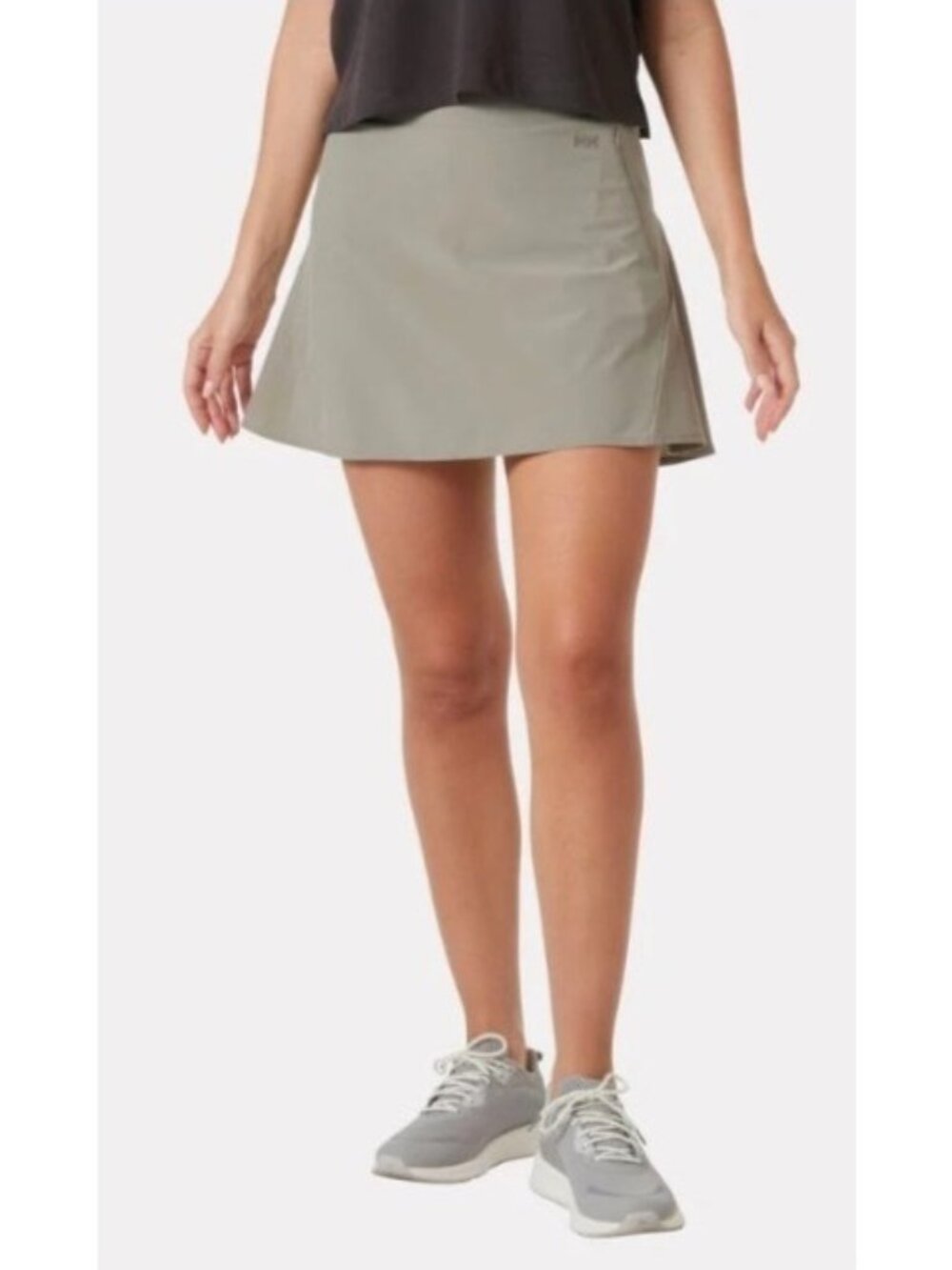 Helly Hansen Womens XL Active Golf Tennis Skirt Built-In Shorts Zipper Beige